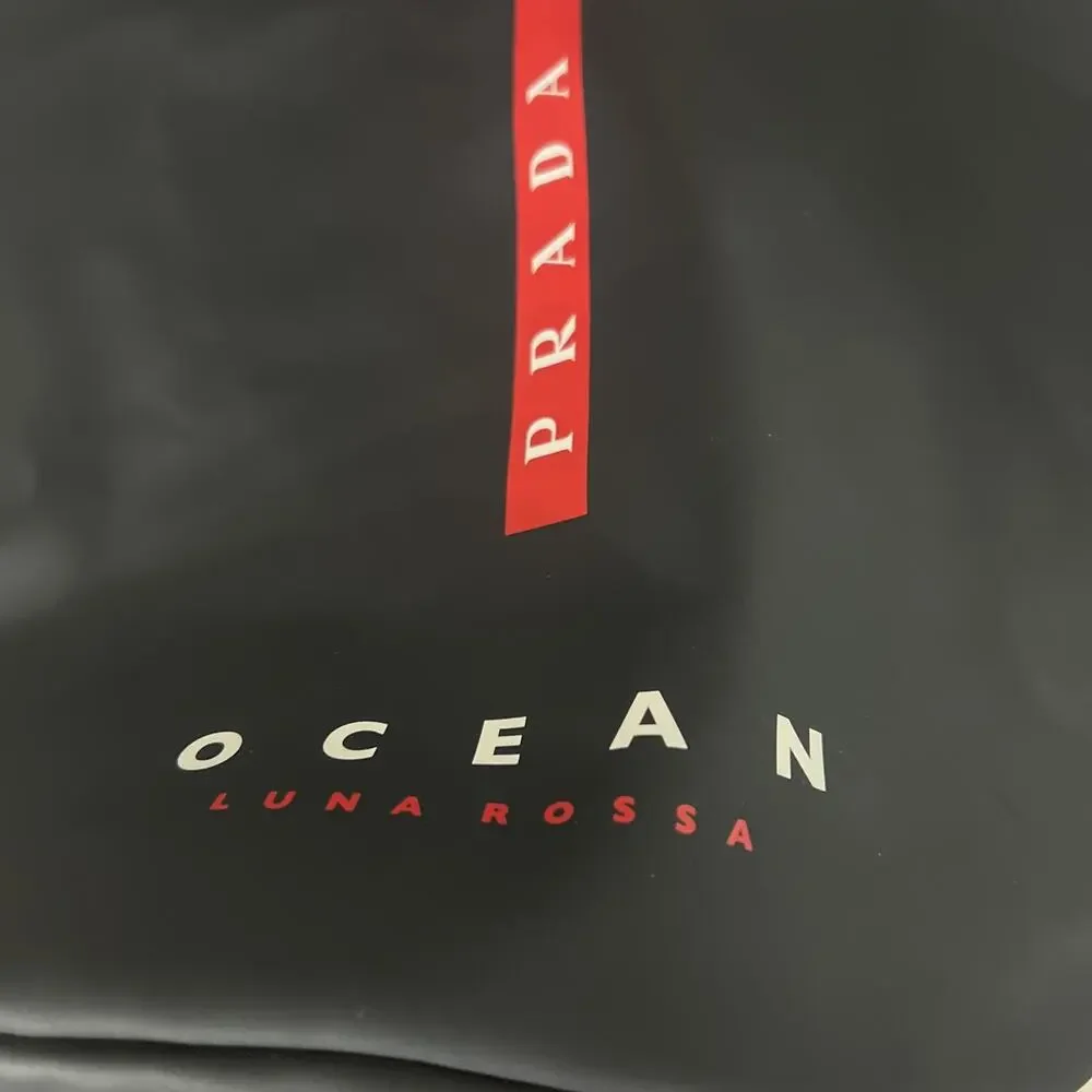 PRADA Bag Ocean Luna Rossa Sailing Bag Gym Backpack Navy Neoprene Waterproof